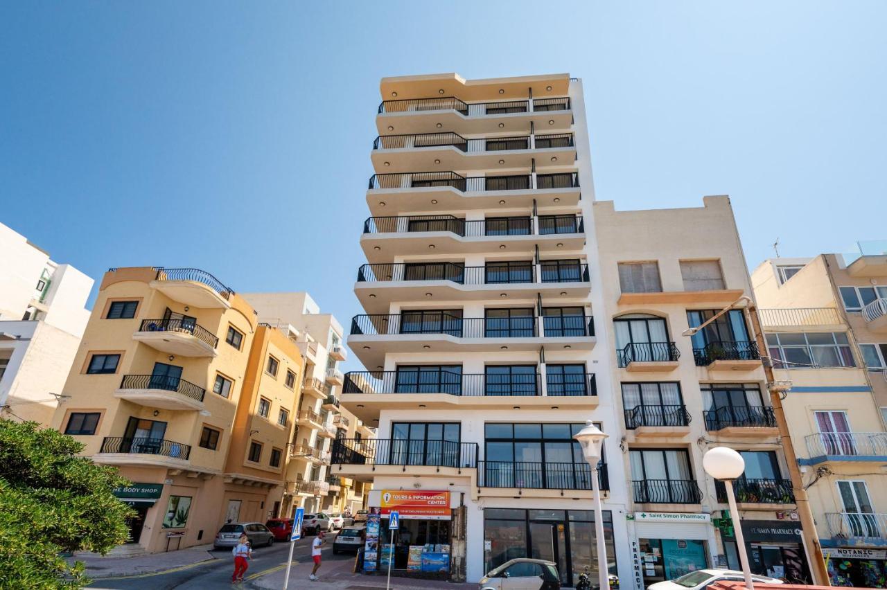 Islet Promenade Seafront Family Apartment With 2 Balconies By Getawaysmalta St. Paul's Bay Esterno foto